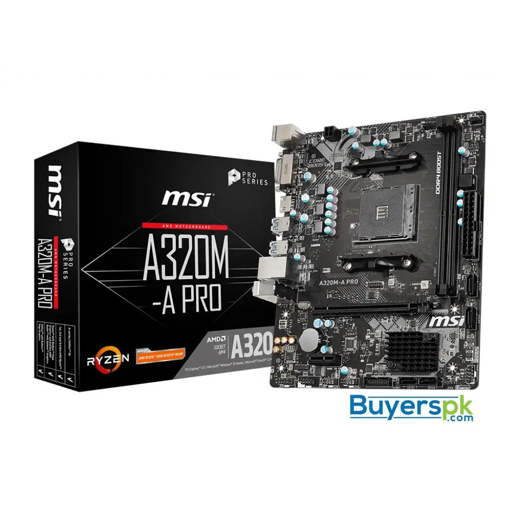 Msi A320m-a Pro Amd Micro Atx Motherboard - Price in Pakistan Msi A320m-a Pro Amd Micro Atx Motherboard - Price in Pakistan